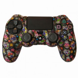 Dualshock 4 Cover Colorful Skull - Code 117